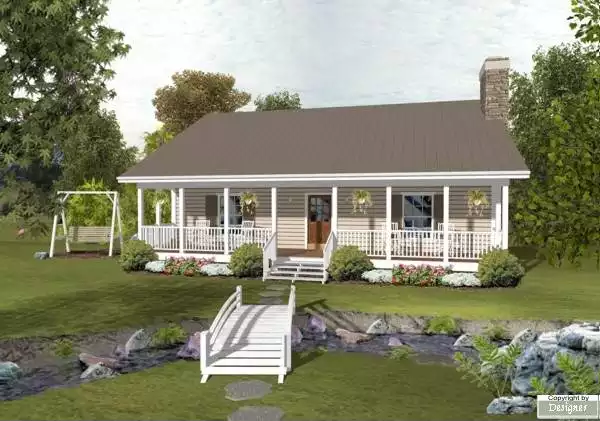 image of affordable cottage house plan 2298